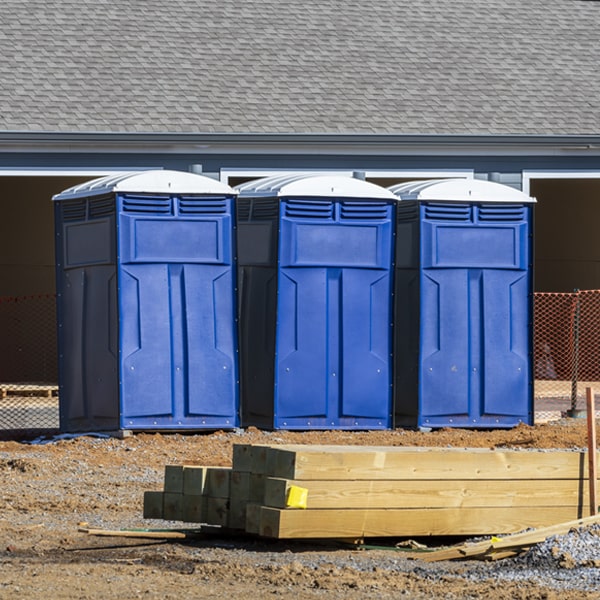 is there a specific order in which to place multiple porta potties in Grandview